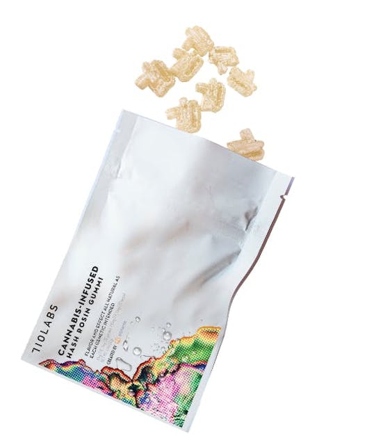 Photograph of product: Rambutan #11 100mg Hash Rosin Gummies - 