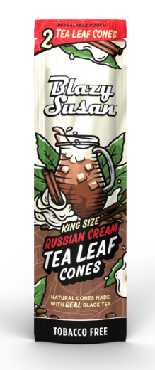 Photograph of product: Blazy Susan Russian Cream Tea Leaf Cones King 2pk
