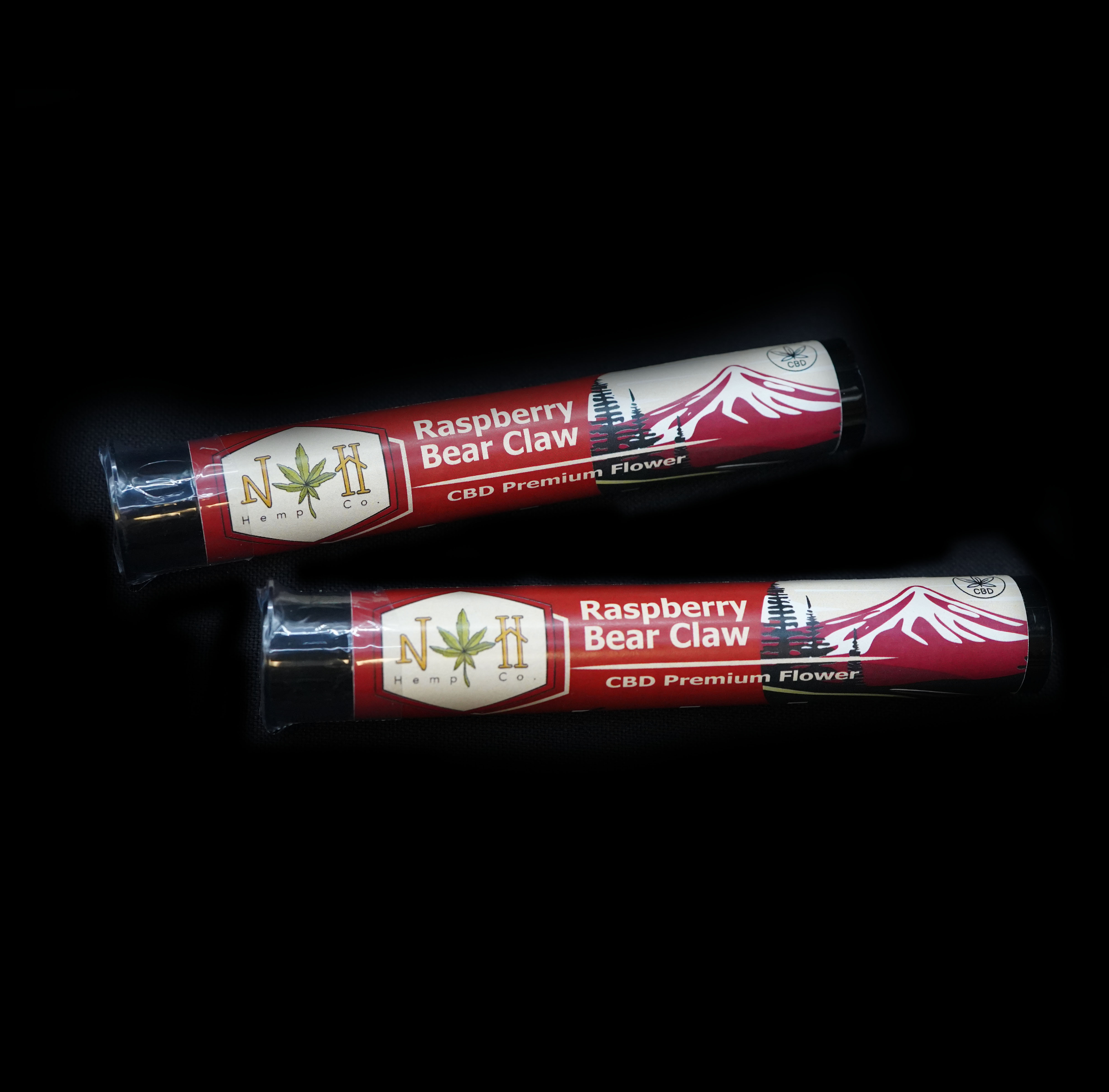 Photograph of product: (Preroll CBD) Raspberry Bear Claw - 1.25g