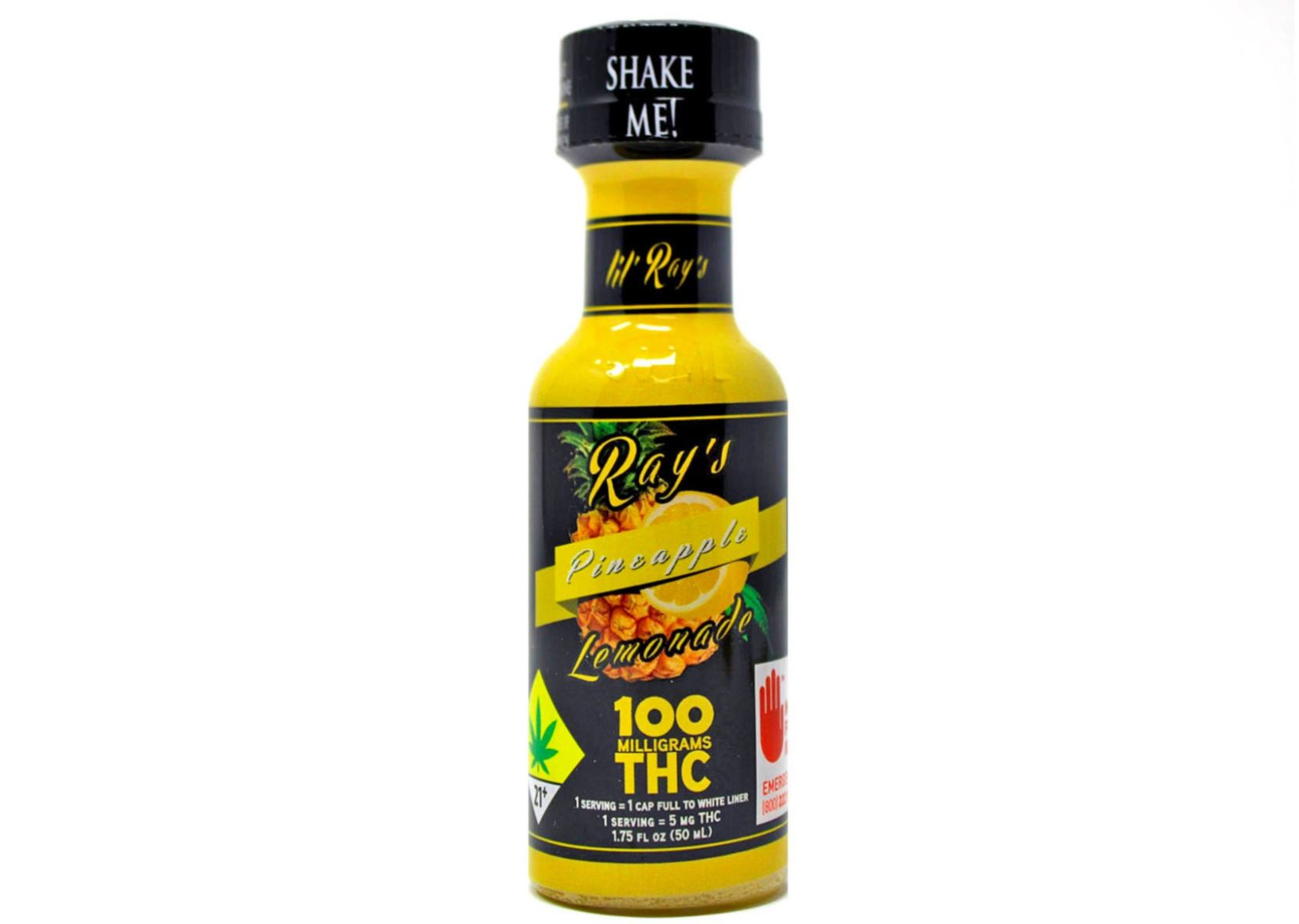 Photograph of product: DTP Lil Rays Pineapple Lemonade Hybrid 100mg 25187