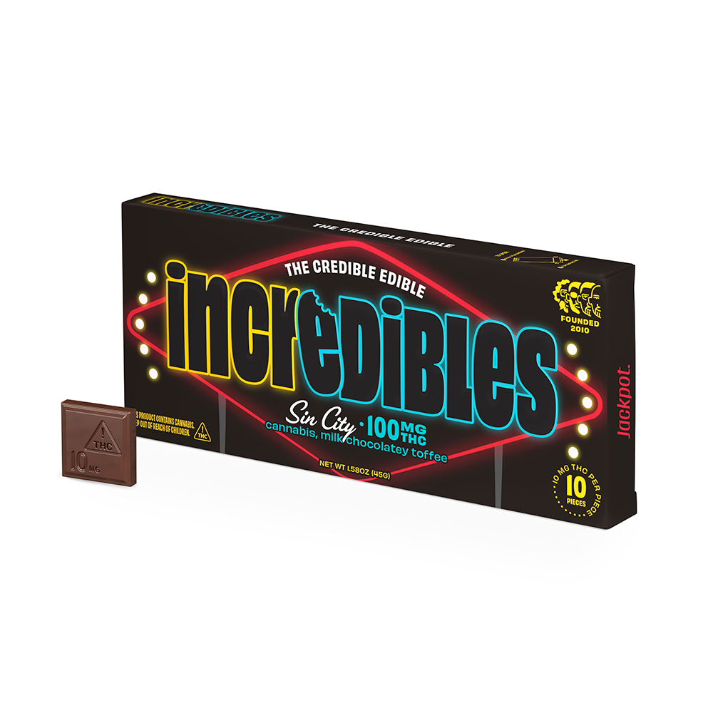 Photograph of product: Sin City Chocolate Bar 100mg {R2 6}