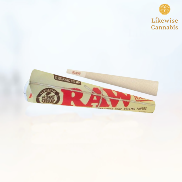 Photograph of product: 6-PACK 1 1/4" RAW HEMP CONES