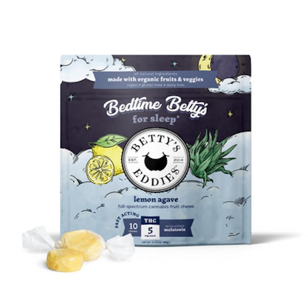 Photograph of product: Lemon Agave Sleep Taffy | 10pk