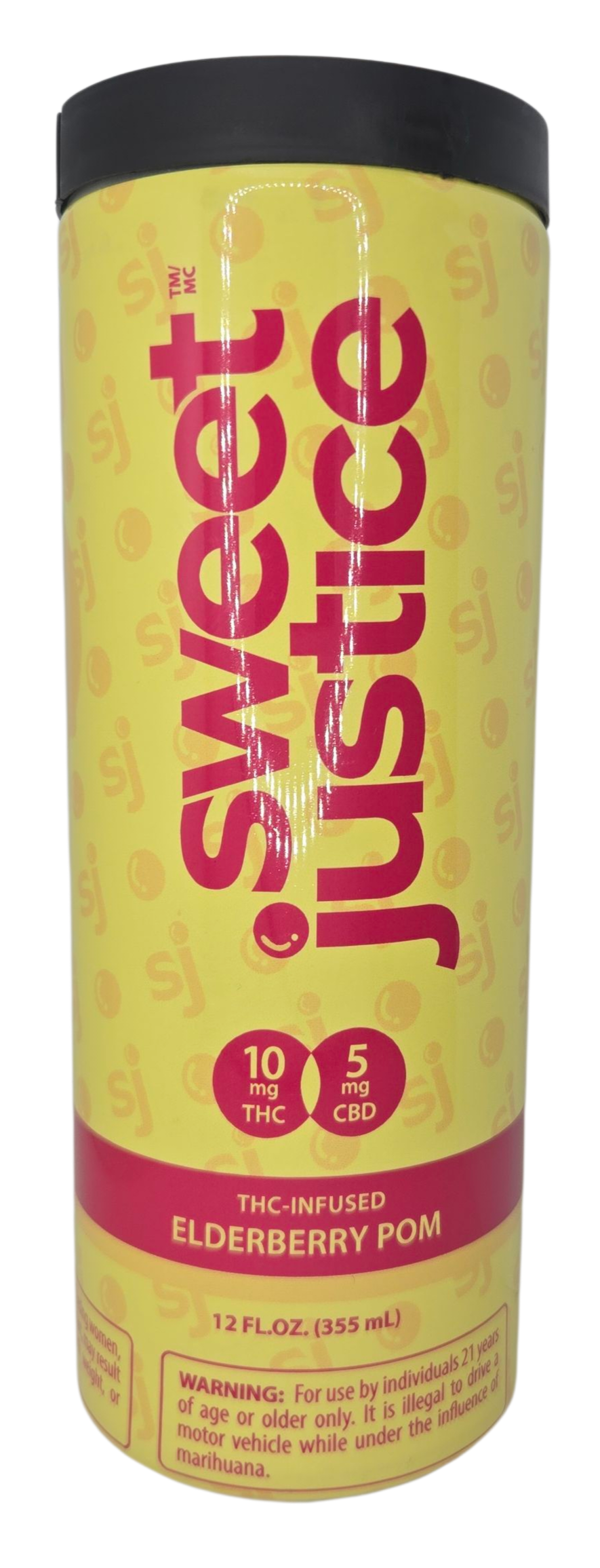 Photograph of product: Elderberry Pomegranate | 2:1 Thc:Cbd Sweet Justice Soda