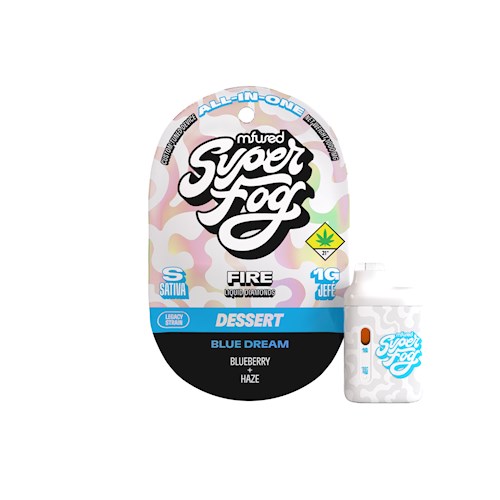 Photograph of product: MFused | Blue Dream | Super Fog | Liquid Diamonds Disposable | DOH | 1g