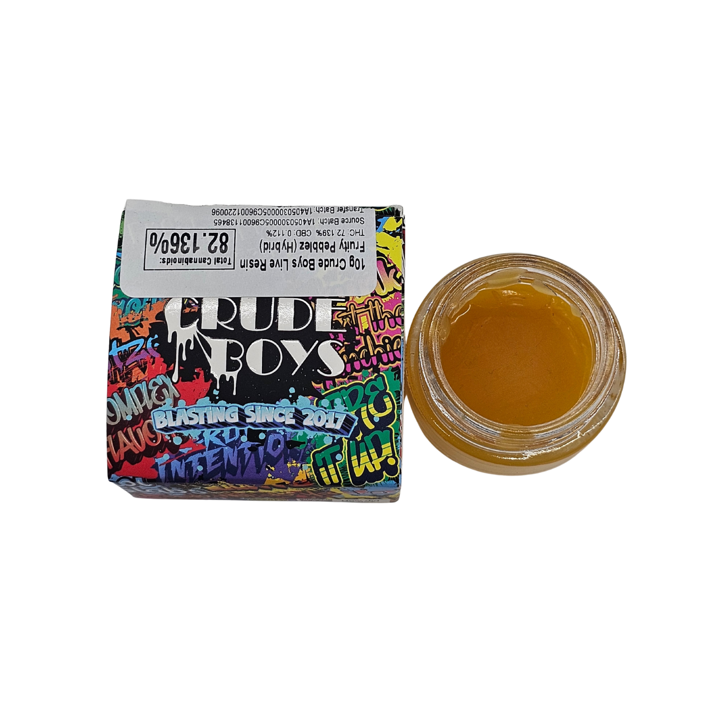 Photograph of product: Crude Boys - Fruity Pebblez Live Resin Bucket