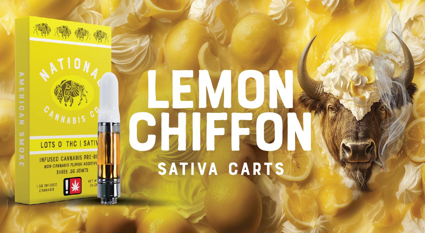 Photograph of product: National Oui'd Co. - Lemon Chiffon - 1g Cart