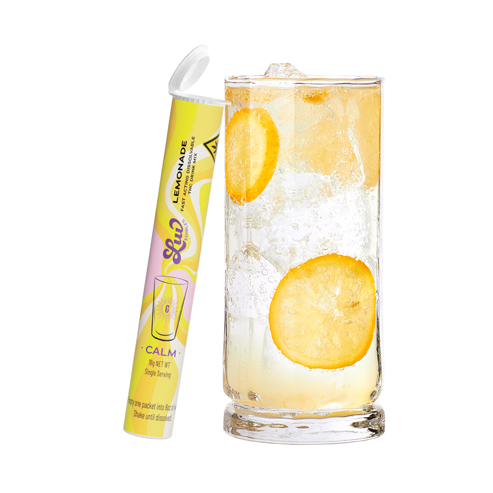 Photograph of product: LUV Edible Calm TH-oui Powder Lemonade 1pk