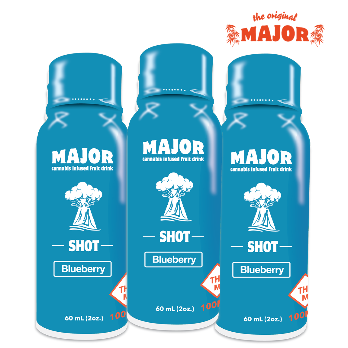 Photograph of product: Blueberry - 2oz Shot - (100mg)