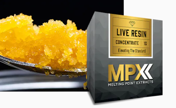 Photograph of product: MPX Sweeties Live Resin Badder 1g/