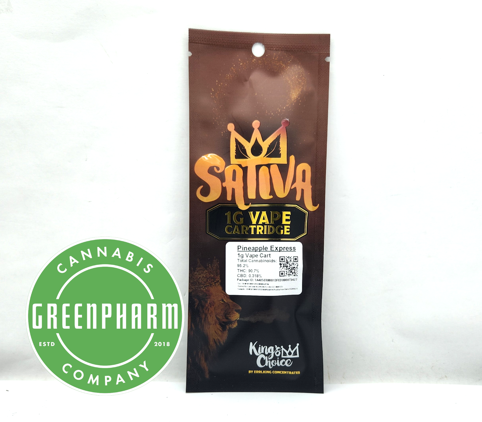 Photograph of Product: Vape | Kings Choice | Pineapple Express 510