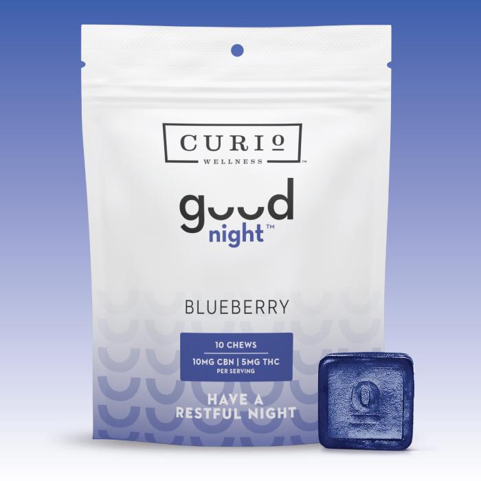 Photograph of product: Curio - Good Night 2:1 TH-oui:CBN Gummies - 10pk - 400mg TH-oui