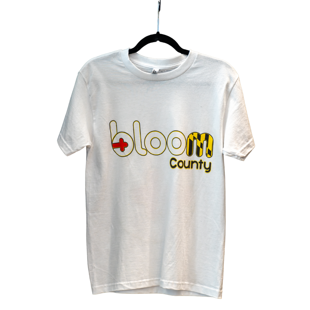 Photograph of product: Bloom County - White Tee | XL