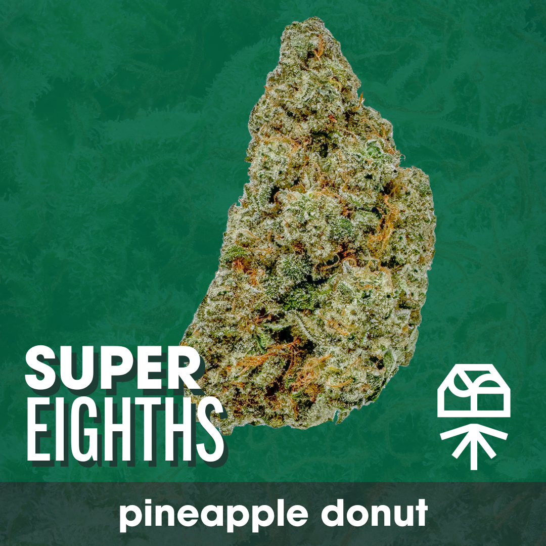 Photograph of product: Pineapple Donut Whole Flower 4.5g