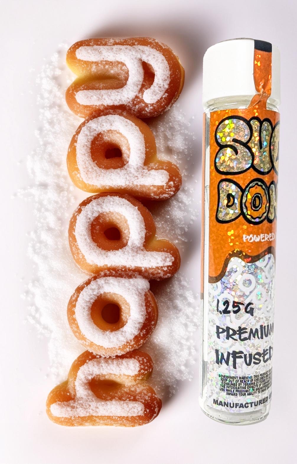 Photograph of product: Happy -Litterbox x Grandpa's Stash   - Sugar Donut PreRoll