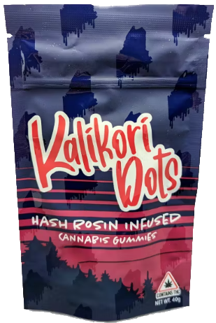 Photograph of product: Kalikori | Nebula | Kiwi Strawberry | Live au chocolat Rosin Gummies | 100mg