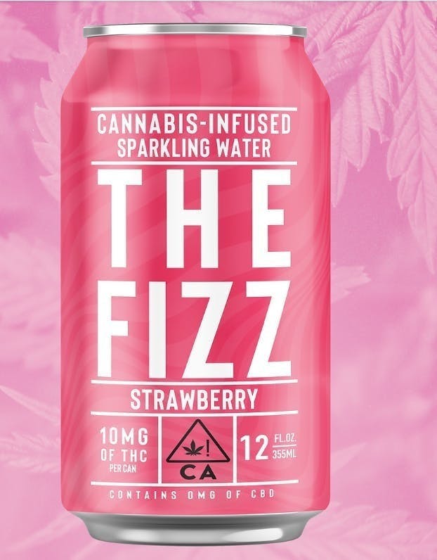 Photograph of product: The Fizz - Strawberry Sparkling Water (10mg)