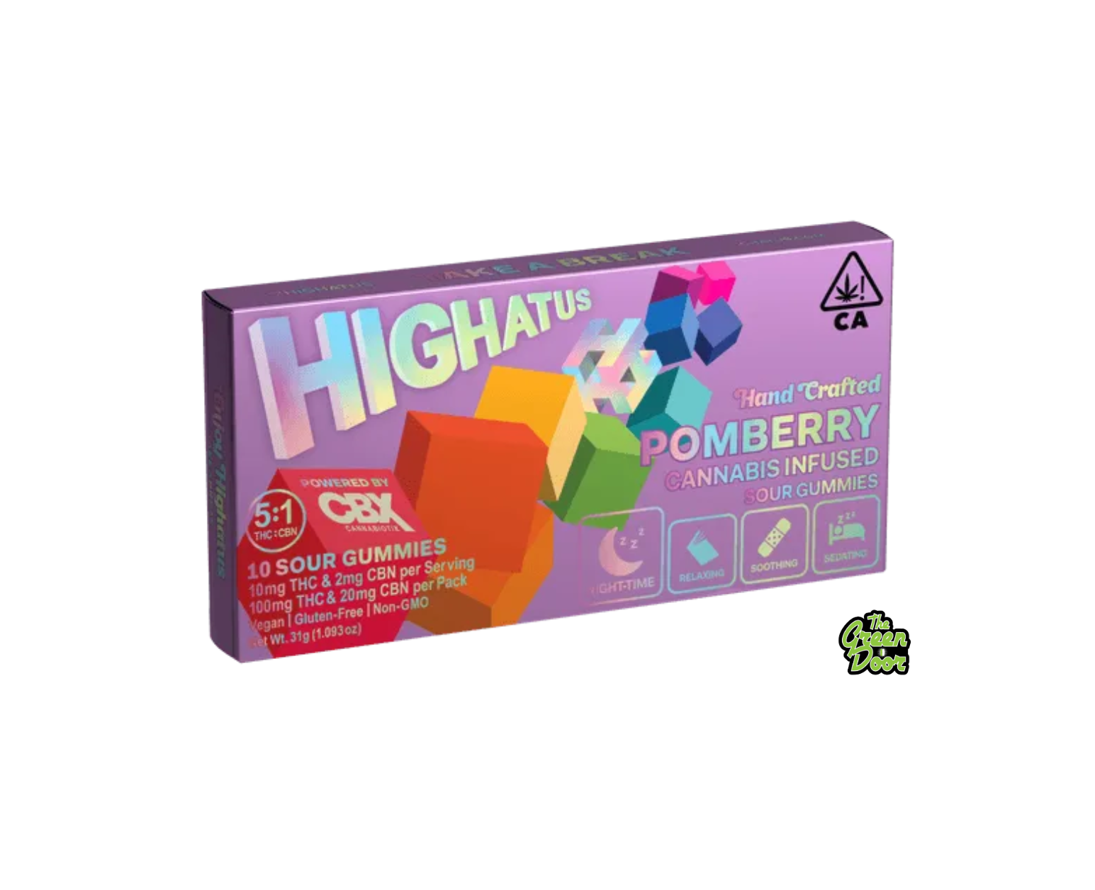Photograph of product: HIGHATUS - PomBerry - 10PK - 100MG