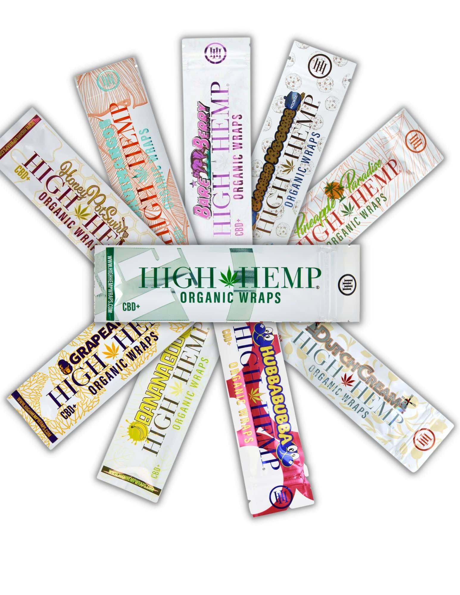 Photograph of product: Hemp Wraps   All Flavors