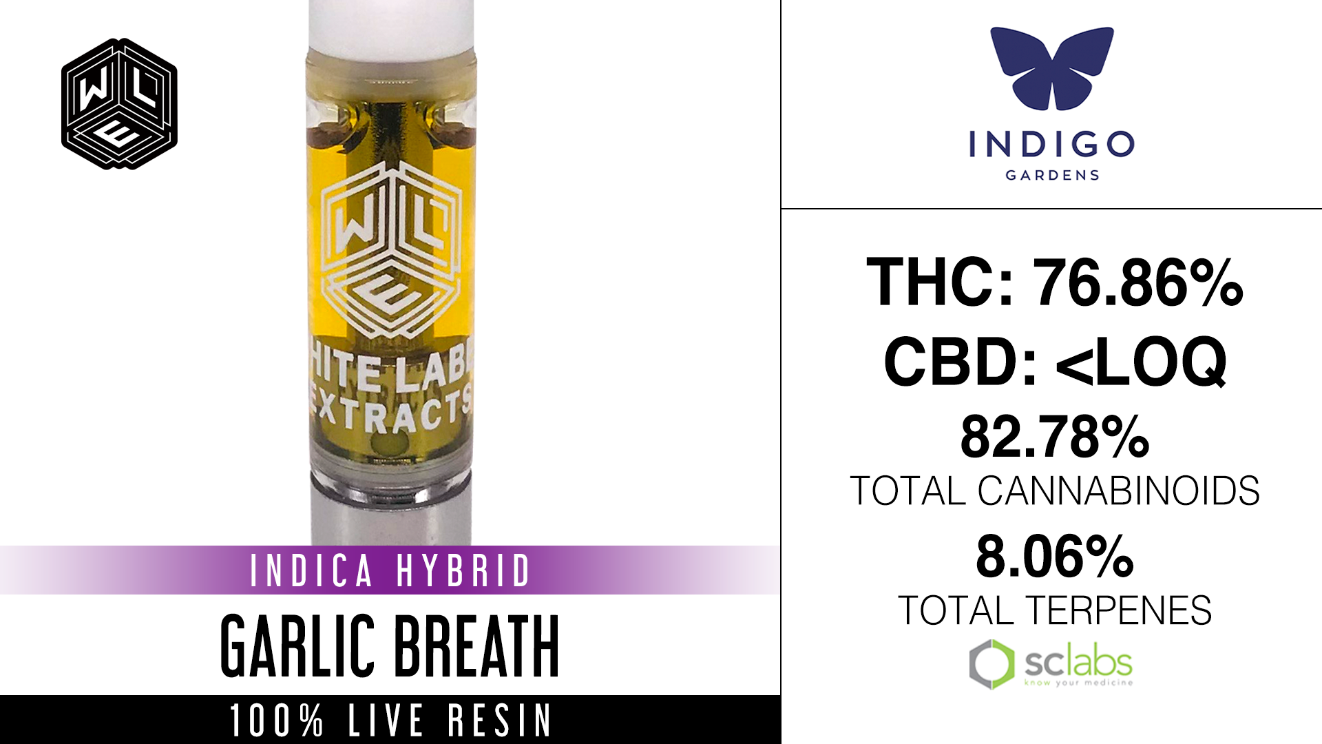 Photograph of product: Garlic Breath Live Resin Cart