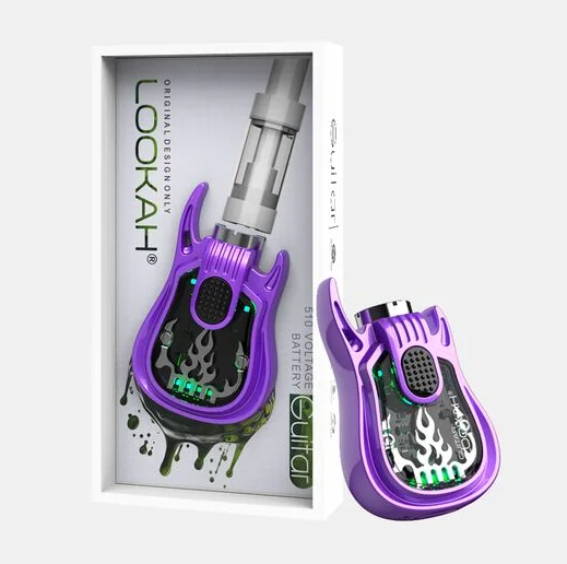 Photograph of product: SirEEL - Lookah Guitar - 510 Battery - Purple