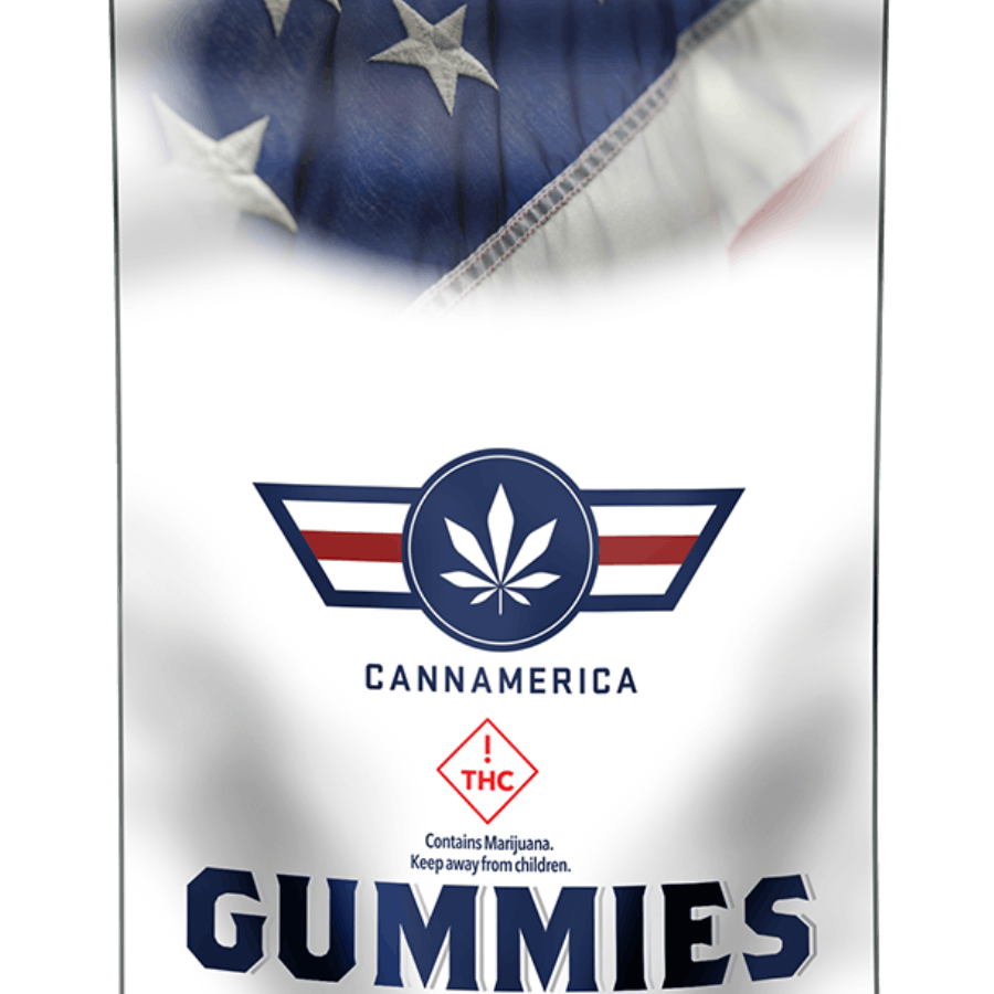 Photograph of product: CannAmerica Leaf Oui'd Gummies 100mg