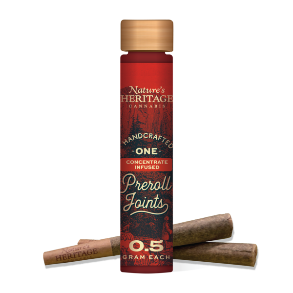 Photograph of product: Orange Biscuits - 2pk Infused Preroll 0.5g ea