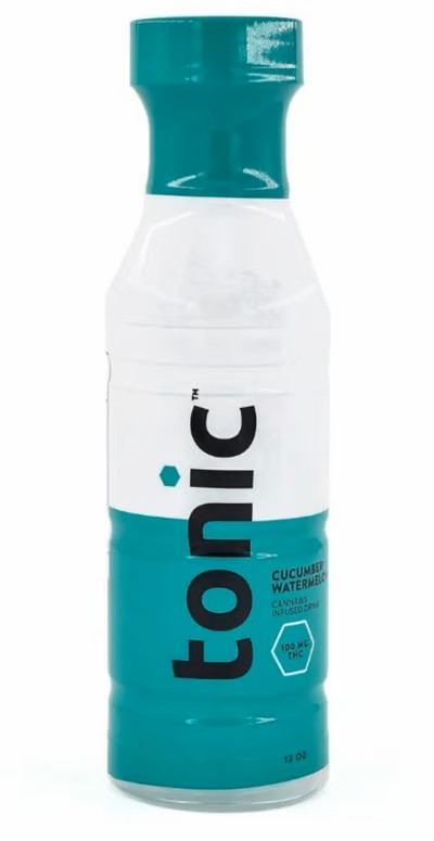 Photograph of product: TONIC | CUCUMBER WATERMELON - 100MG | 12 FL OZ