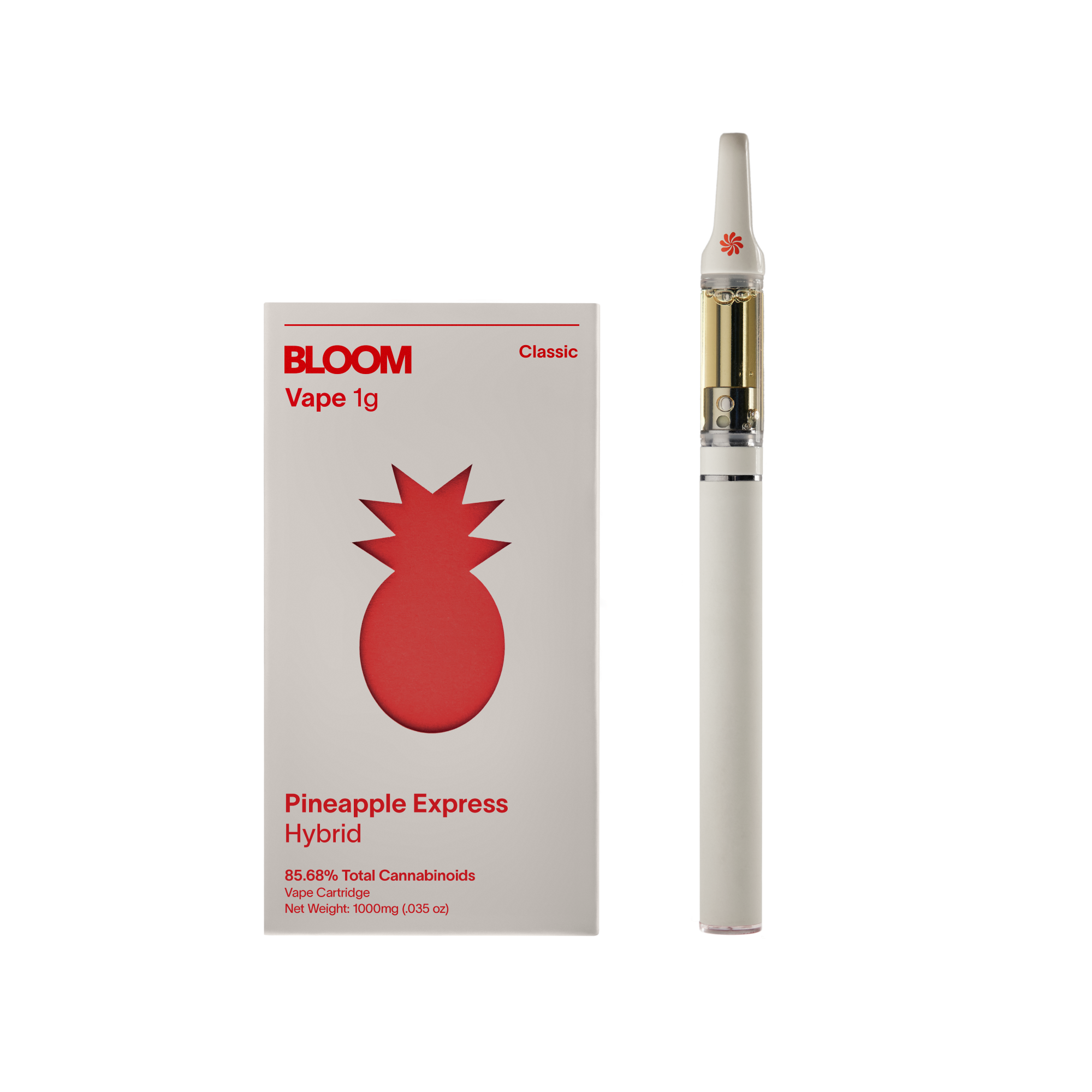 Photograph of product: Bloom | Pineapple Express (H) Classic Vape Cart | 1g