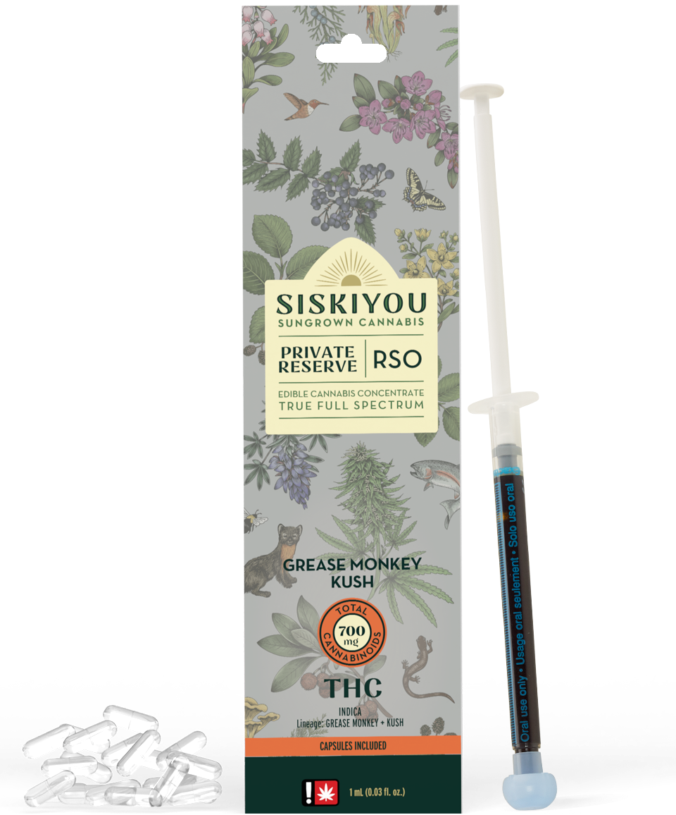 Photograph of product: Siskiyou Sun Grown Private Reserve TH-oui Oui'd RSO