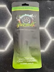 Photograph of product: Burnout Extracts Snow G Rosin Cart