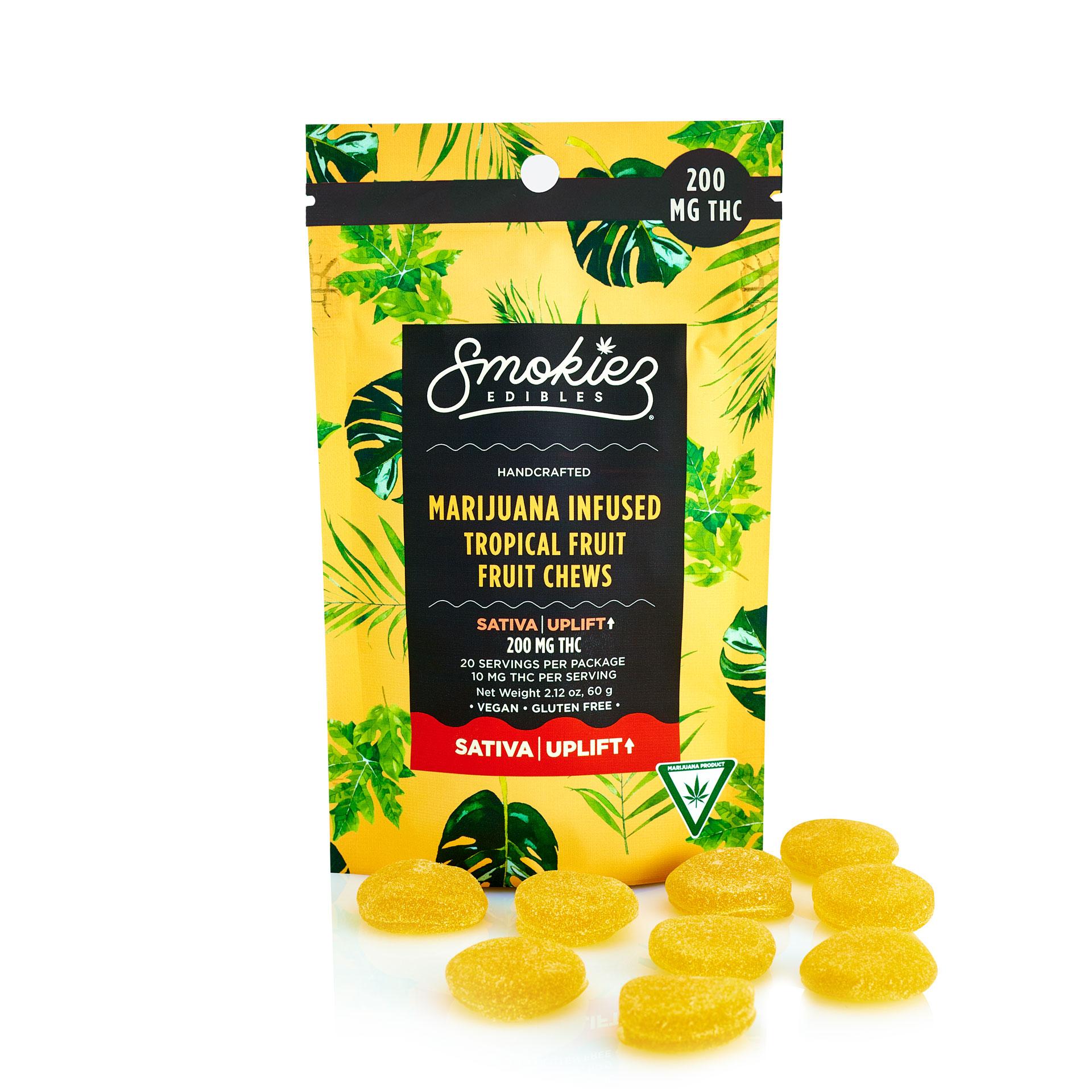 Photograph of Product: Smokiez Sweet Tropical (Sativa) Fruit Chews