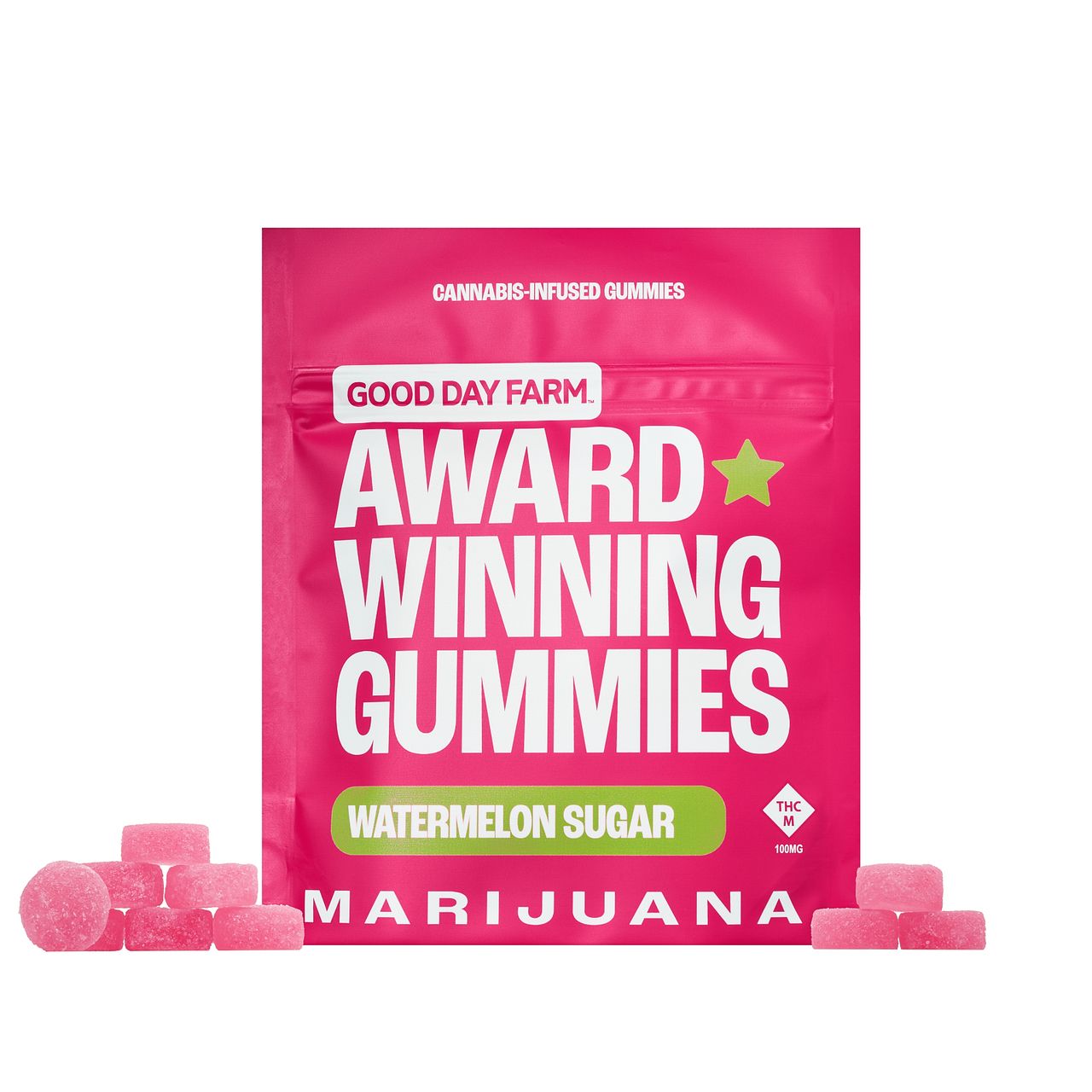 Photograph of product: Watermelon Sugar Gummies (100mg)