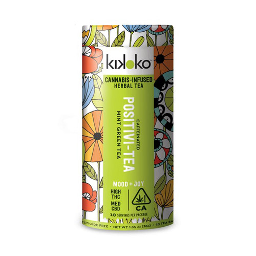 Photograph of product: KIKOKO: POSITIVI-TEA 10PK TIN