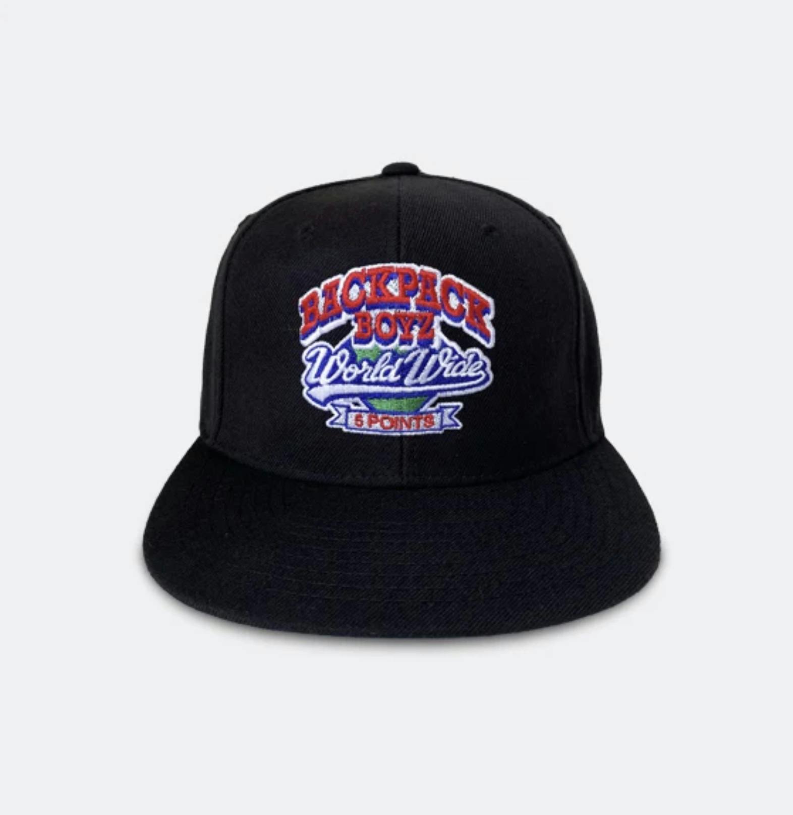 Photograph of product: Backpackboyz - World Wide Snapback - Black [ALL TAXES INCLUDED]