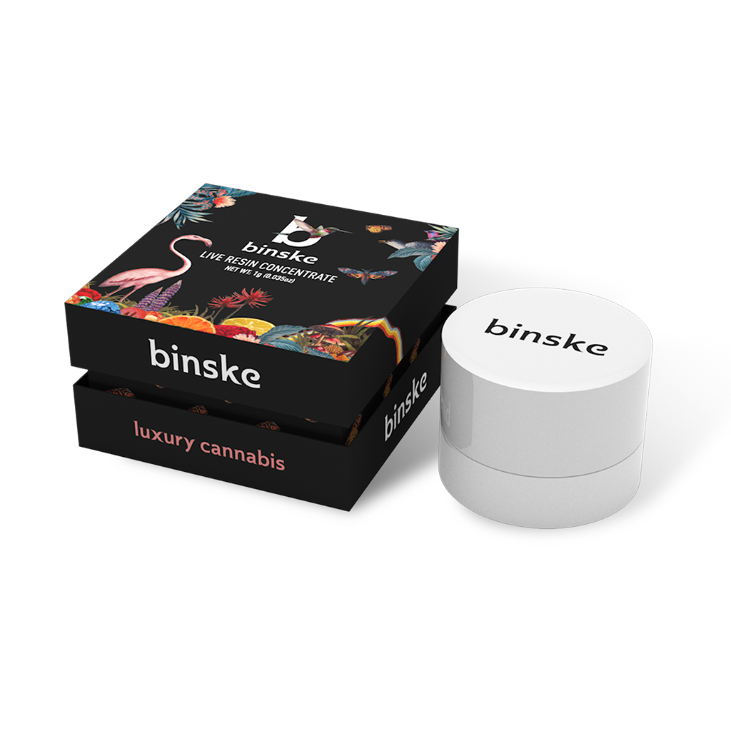 Photograph of product: BINSKE Live Budder 1g: Tangerine Twist