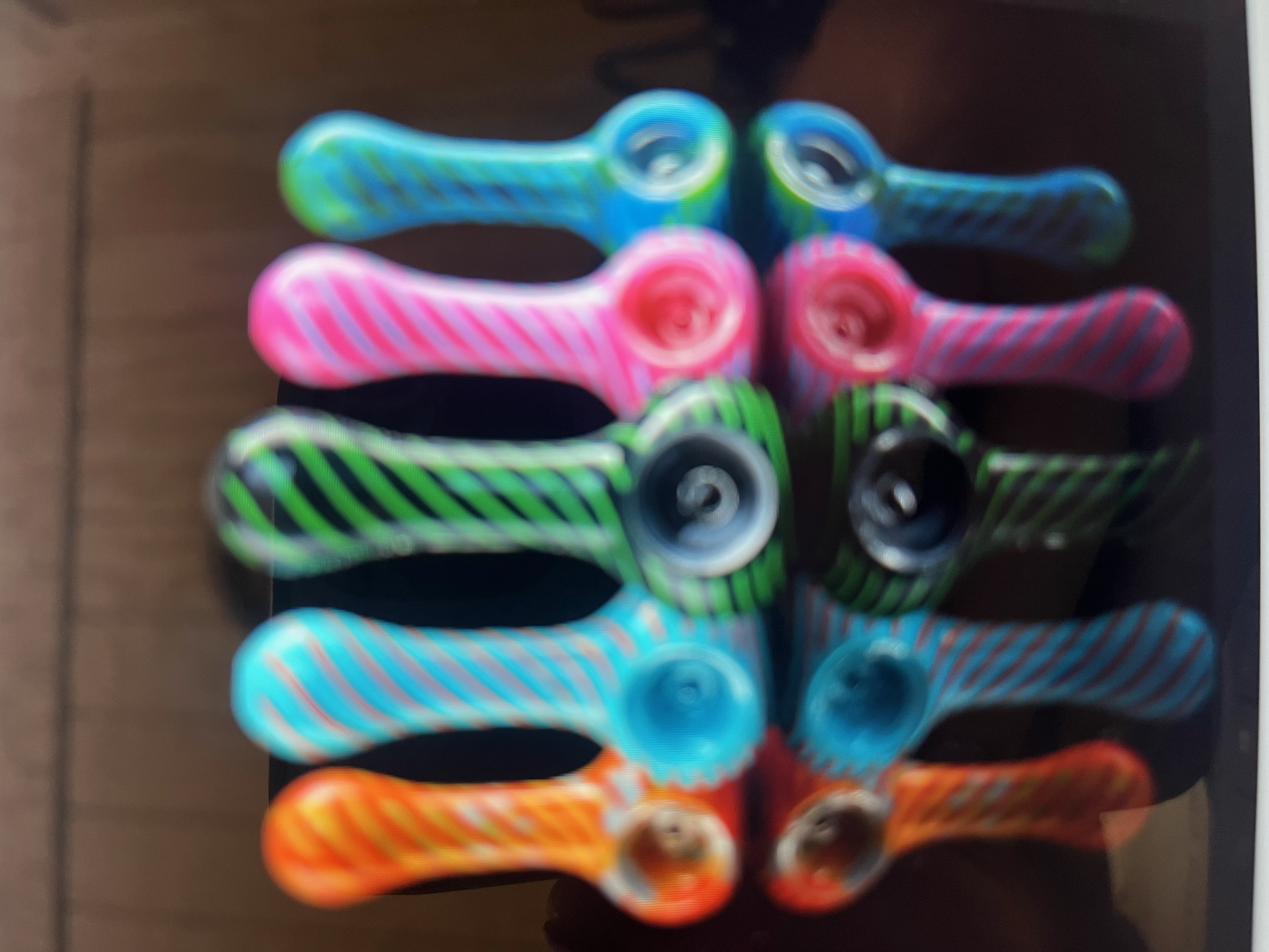 Photograph of product: Eyce | Spoon | Silicone Pipe | Assorted Colors