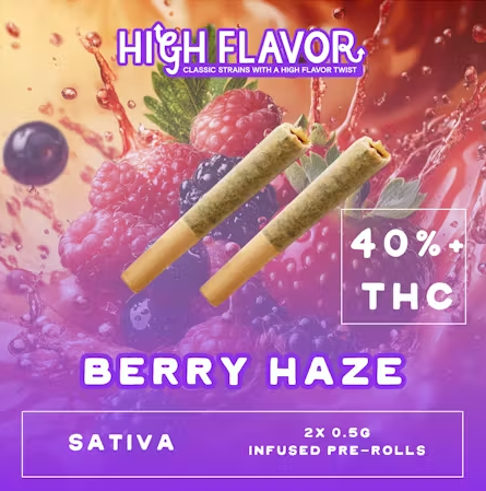 Photograph of product: Berry Haze Infused PR (.5gx2)