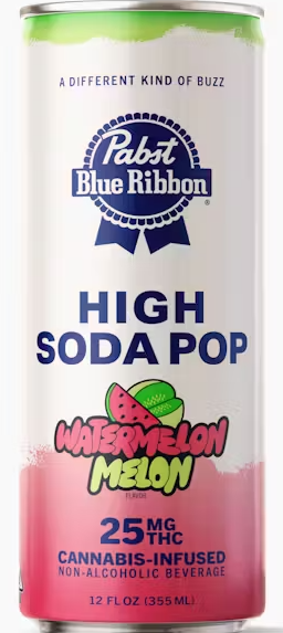 Photograph of product: WATERMELON MELON SODA POP 25MG