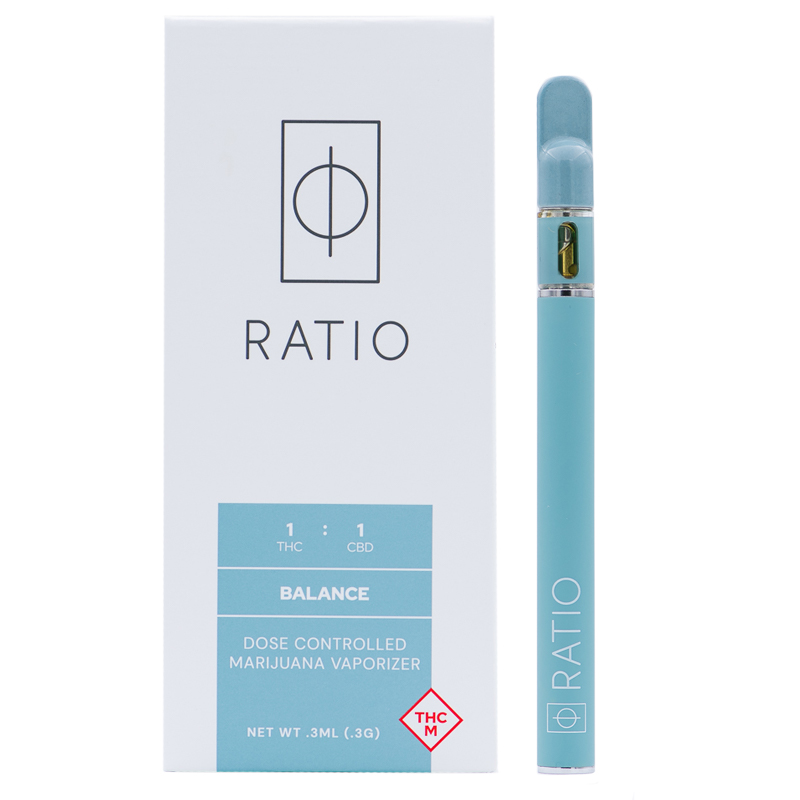 Photograph of Product: RATIO - Balance 1:1 THC:CBD - [0.5g] Dose Controlled Vape