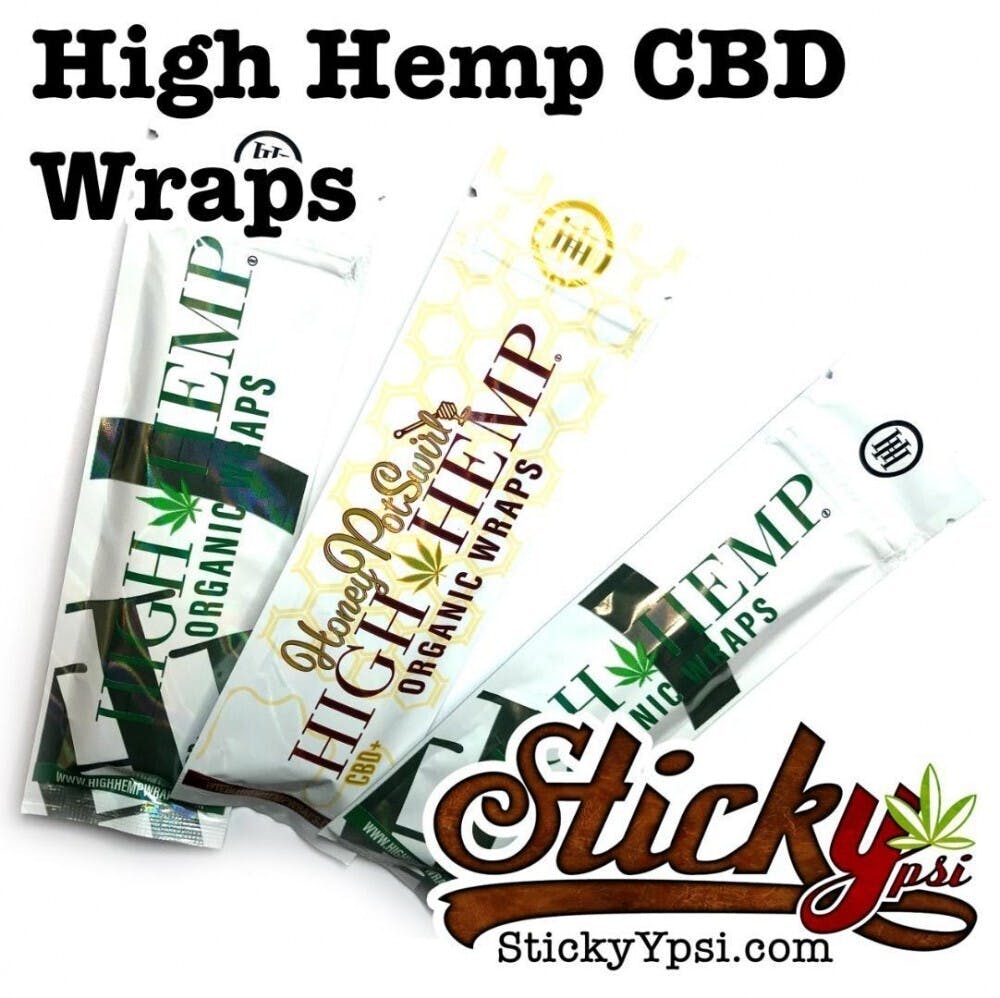 Photograph of product: High Hemp Orangic Wraps - Hubba Bubba