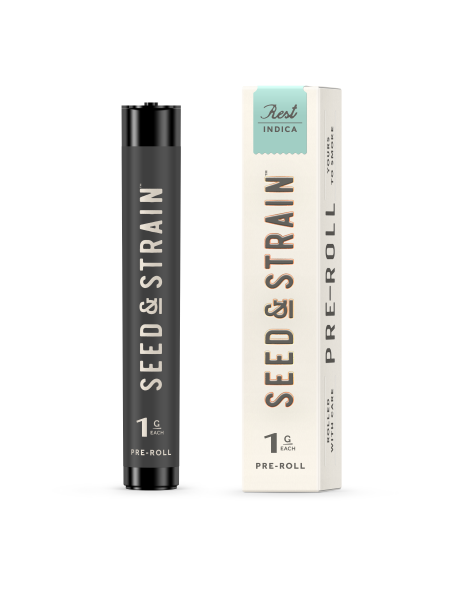 Photograph of product: Seed & Strain | Poizon Mintz (I-H) Pre Roll | 1g