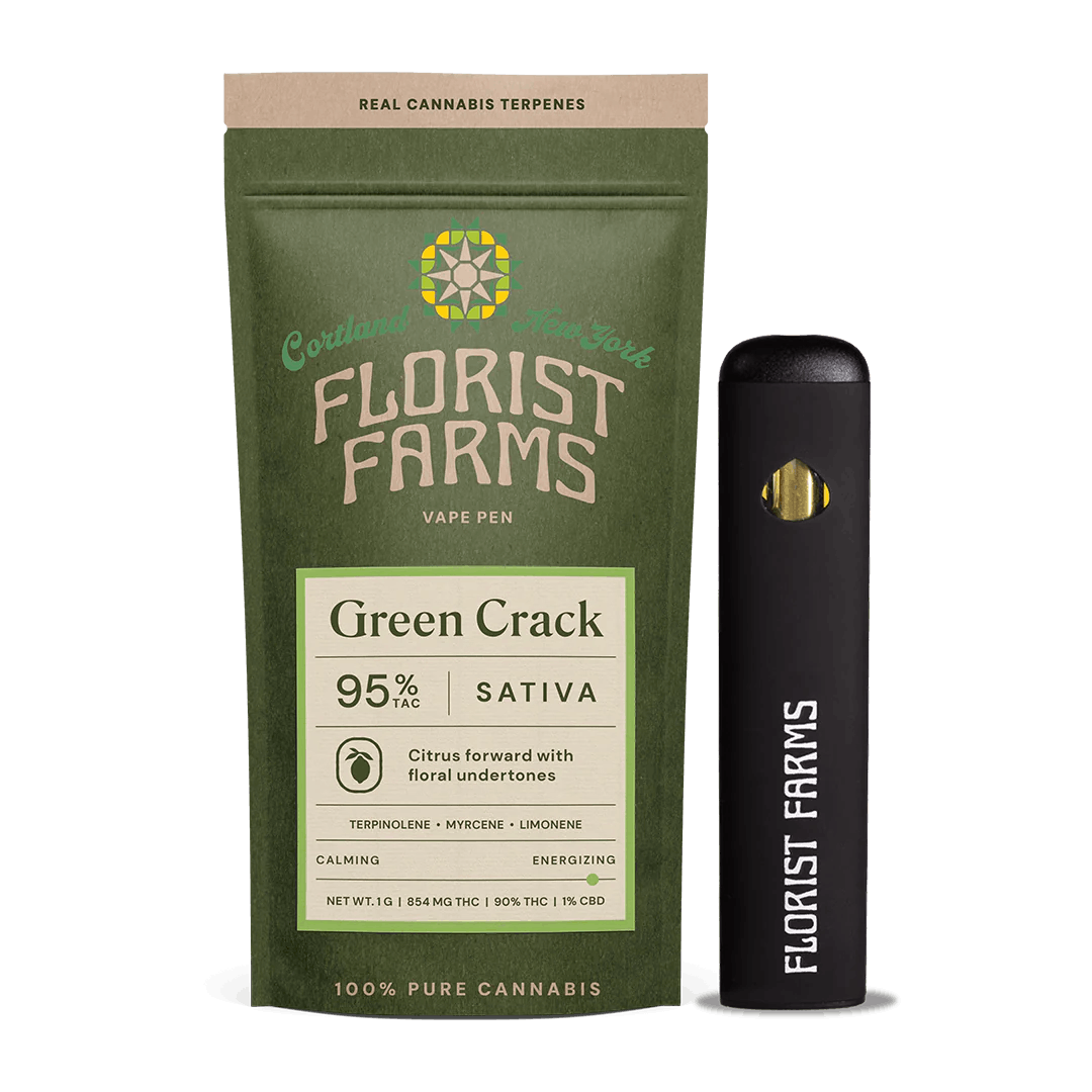 Photograph of product: Florist Farms | Green Crack | 1g Rechargeable Vape