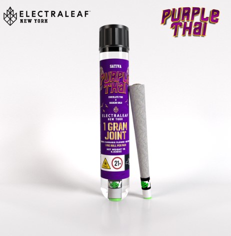 Photograph of product: Electraleaf | Purple Thai | Oui'd | 1g Joint