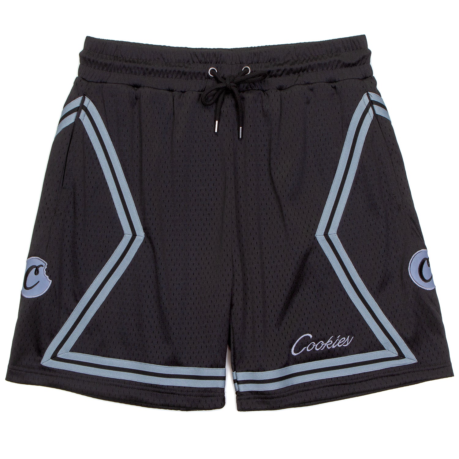 Photograph of product: Legacy Mesh Short With Ribbed Taping Detail - Black