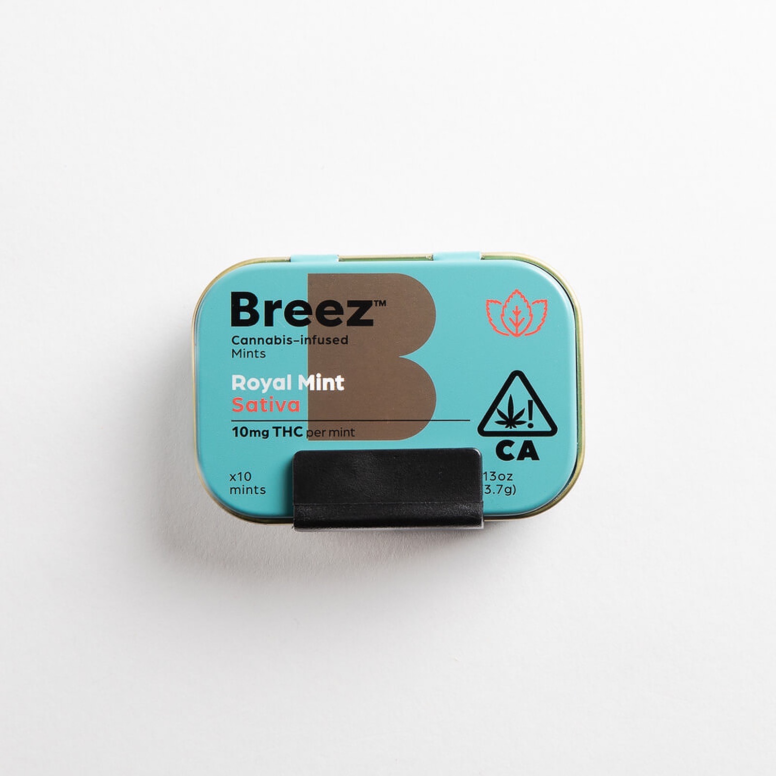 Photograph of product: Breez Royal Mint Tin Oui'd 100mg