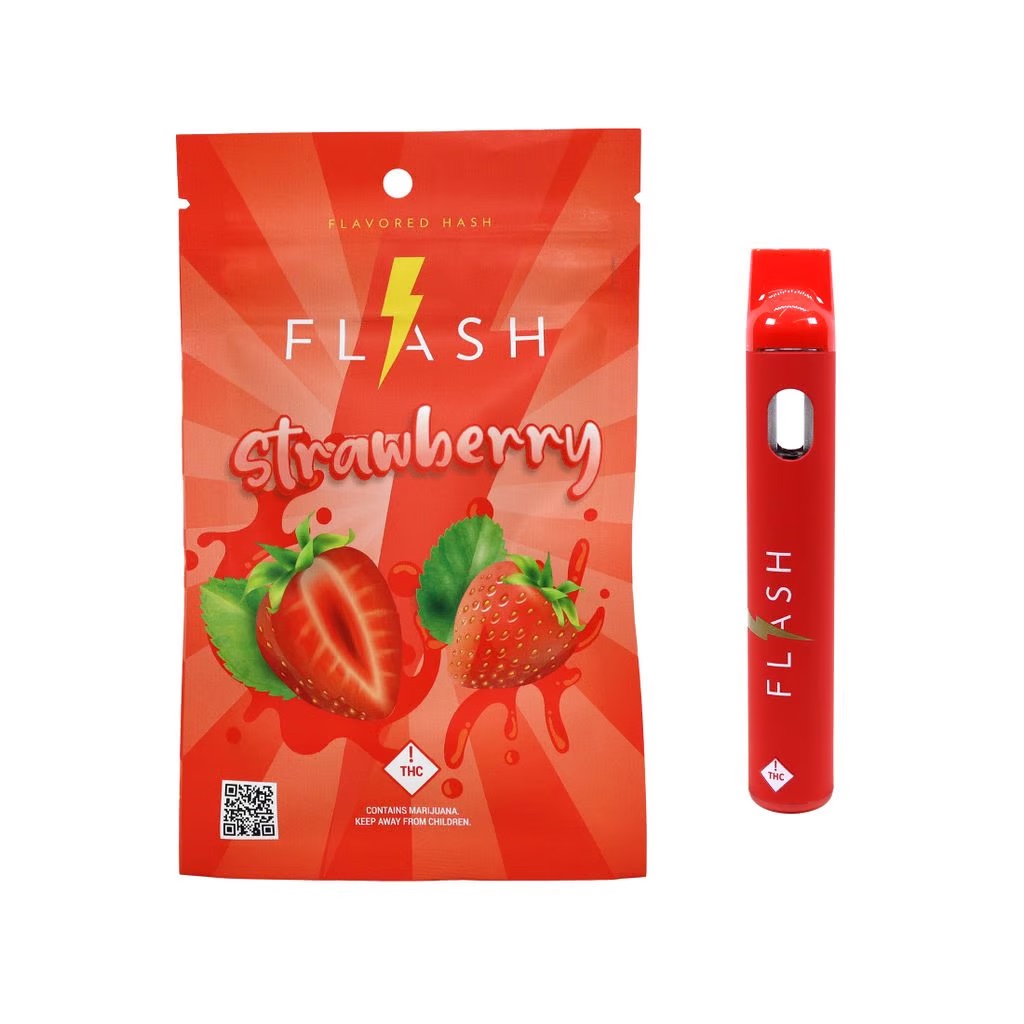 Photograph of product: Flash | 1g Disposable | REC - Strawberry REC