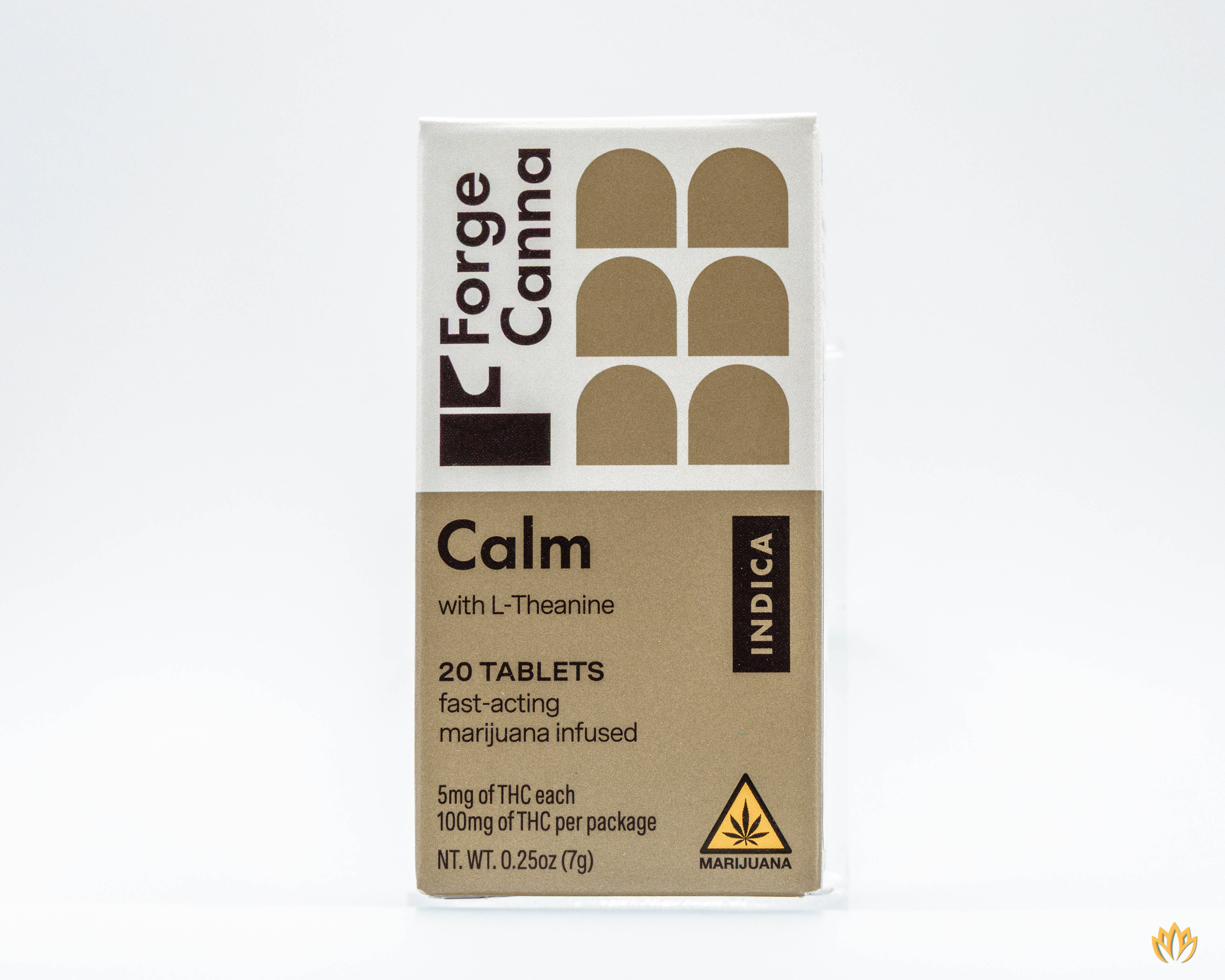 Photograph of product: Forge Canna Calm Tablet 5mg 20ct