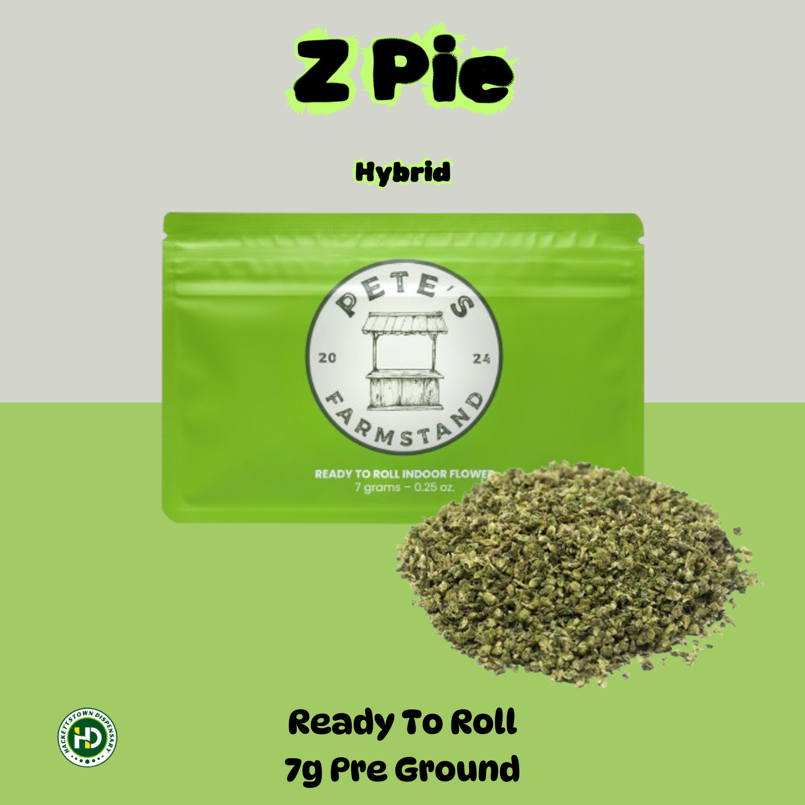 Photograph of product: Pete's Farmstand Shake 7g | Z Pie (Hybrid)