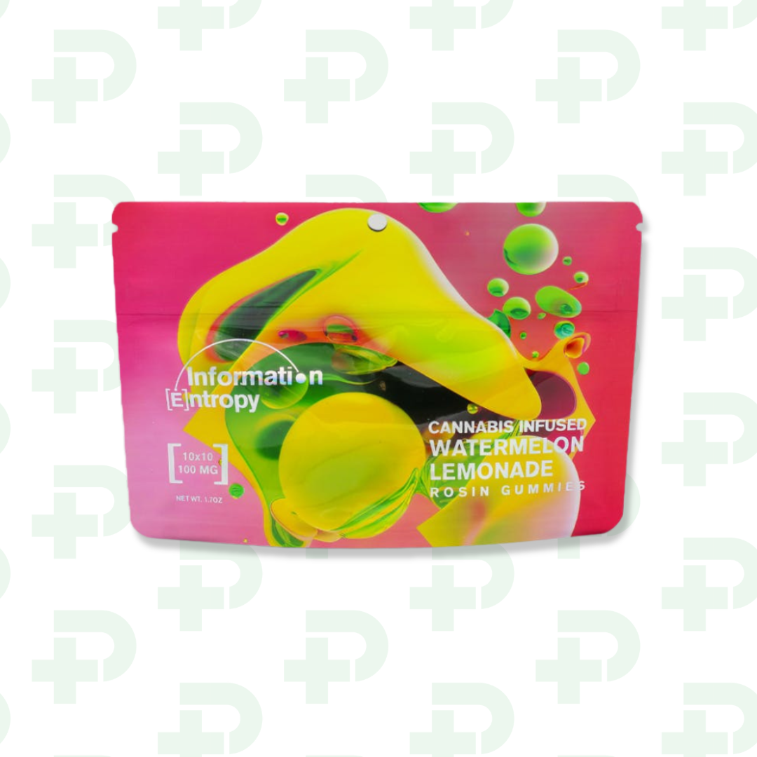 Photograph of Product: Information Entropy RSO Gummies - Watermelon Lemonade